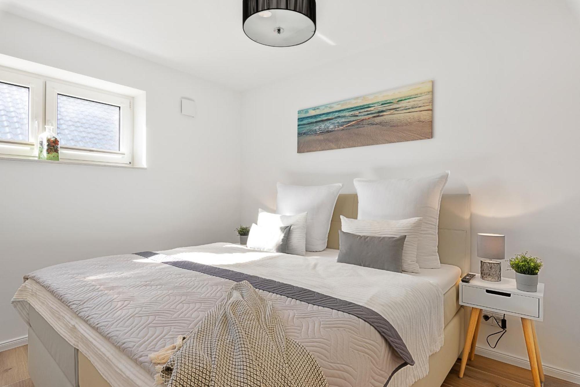 Horizont- Direkt Am Wasser, Hafenblick, Fahrstuhl, Sauna, Ueberdachter Balkon Olpenitz Luaran gambar